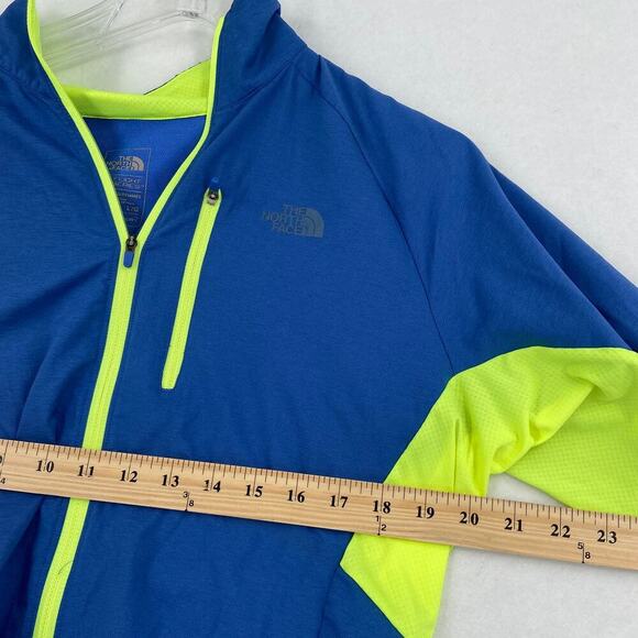 North Face Jacket Women's Size L Blue Neon Flight Series FlashDry Lightweight - Picture 9 of 12
